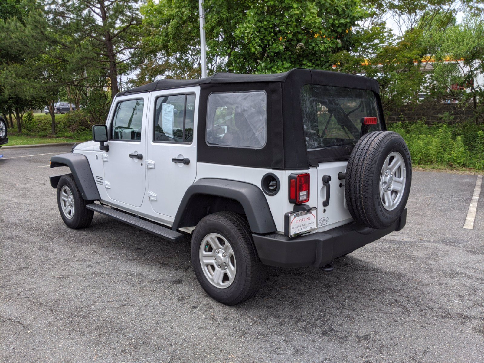 used jeep wrangler soft top 4 door